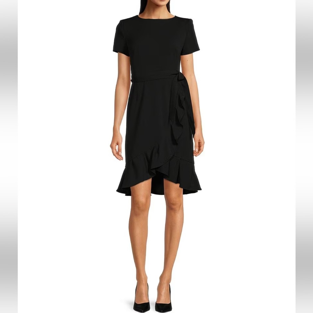 Calvin Klein ruffle dress